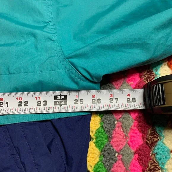 Vintage 1995 Orlando Q12 Embroidered Colorblock Oversized Windbreaker w/… - Picture 10 of 14